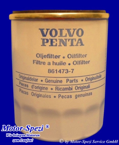 Volvo Penta Ölfilter für MD2010 und MD2020, original 861473